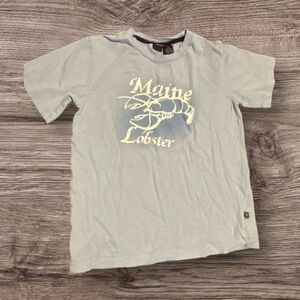 E-Land Kids Boy girl Blue Tee Maine summer fall top shirt tshirt tops size 12